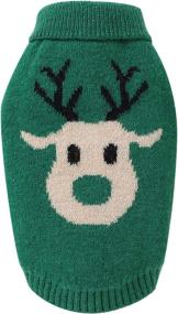 img 4 attached to Petyoung Reindeer Sweaters Knitwear Christmas Dogs