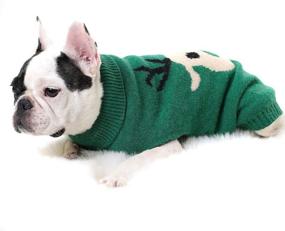 img 3 attached to Petyoung Reindeer Sweaters Knitwear Christmas Dogs