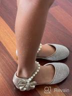img 1 attached to LFHT Toddler Adorable Wedding Numeric_8 Girls' Shoes review by Natasha Williams