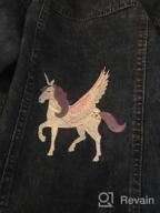 картинка 1 прикреплена к отзыву Джинсовая куртка с кружевными деталями для девочек-малышей - Стильная весенняя ковбойская верхняя одежда от Tina Wolford