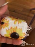 img 1 attached to Cute Daisy Hamile AirPods Pro Case: Protective, Shockproof And Compatible With 2019 Models; Complete With LED Visible Keychain review by Daryle Grove