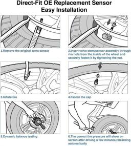 img 3 attached to 🔧 Ensun 13586335 TPMS Sensor 315 Mhz (Pack of 4) for Buick, Cadillac, Chevrolet, GMC, Pontiac - 2007-2014 Models