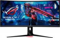 asus xg349c gaming monitor: ultra wide 3440x1440p display with 180hz refresh rate, height and swivel adjustment, blue light filter, flicker-free technology, hdmi connectivity, ips panel and hd resolution. логотип