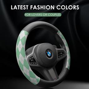 img 2 attached to Achiou Steering Wheel Covers Universal