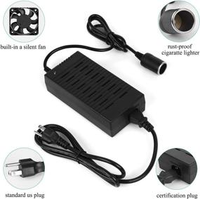 img 3 attached to 🔌 JRing AC to DC Converter: 15A 110-220V 12V Car Cigarette Lighter Socket Power Adapter for Car Vacuum, Tire Inflator, and More (180W Max)