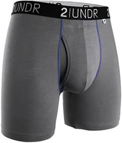 img 4 attached to Men'S 2UNDR Swing Shift 6" Boxer Brief Underwear Limited Edition Colors