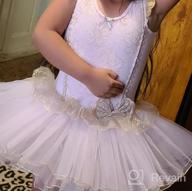 img 1 attached to BAOHULU Ballet Dance Leotards with Skirted 🩰 Tutu for Girls, Princess Dress for Ages 3-8 Years review by Laura Douglas