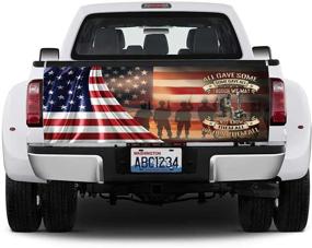 img 4 attached to Veteran Truck Tailgate Decal Sticker