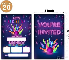 img 3 attached to Strike Bowling Birthday Party Invitations