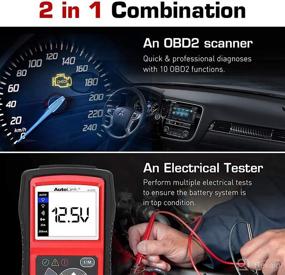 img 3 attached to 🚗 Autel AL539 Code Reader: Comprehensive OBD2 Scanner, Car Electrical Tester & Avometer | Upgraded AL519 Version