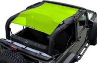 alien sunshade jeep wrangler jk (2007-2018) – full length mesh sun shade for jeep jk 2 door - blocks uv replacement parts логотип