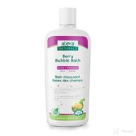 🛀 aleva naturals bubble bath - long lasting moisture for sensitive skin | natural & organic ingredients | fresh berry scent | 8 fl oz | for newborn babies & toddlers logo
