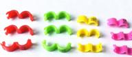 🐦 freen-p 2.7mm-5mm numbered 1-100 plastic bird leg bands, 100pcs: parrot, finch, canary snap clips logo