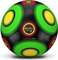 millenti knuckle-it pro soccer ball - size 5 club training & match ball with easy tracking design logo