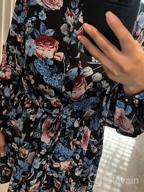 img 1 attached to Stylish And Feminine: AlvaQ Women'S Ruffle Lantern Sleeve Floral Mini Dress review by Jamie Sorenson