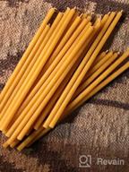 img 1 attached to Pure Beeswax Taper Candles – 100% Natural, Dripless, And Slow Burning For Home, Dinner, And Celebrations review by Glen Elevyn