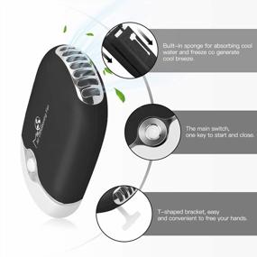 img 2 attached to Rechargeable Handheld Mini Fan Lash Dryer: Perfect For Eyelash Extension Application - MISMXC Eyelash Fan With Built In Sponge