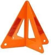 enhanced jed mart folding safety warning reflector for roadside emergency, vehicle sign logo