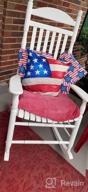 img 1 attached to AENEY Set Of 4 Patriotic Pillow Covers 18X18 - American Flag, Stars And Stripes Throw Pillow Cases For 4Th Of July, Memorial Day, Independence Day Decorations, Love America Pillows A373-18 review by Leroy Wolfe