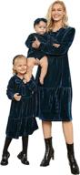 🎄 christmas stretchy matching girls' dresses by popreal – stylish dresses for the holiday season logo