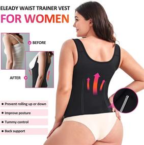 img 2 attached to Transform Your Body With Eleady Waist Trainer Cincher - Adjustable Underbust Corset For Weight Loss And Sports Performance