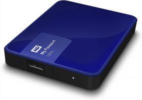 img 3 attached to WD 3TB Blue My Passport Ultra External Hard Drive - USB 3.0 - WDBBKD0030BBL-NESN
