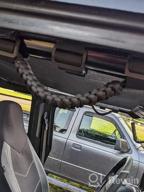 img 1 attached to 4 Pack JOYTUTUS Grab Handles For Jeep Wrangler & Gladiator 1997-2023 - 3 Straps Design, Black review by Aries Boyce