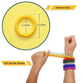 img 3 attached to 🧩 Sensory Chew Bracelets for Kids - Stretchy Coil Bracelet for Boys and Girls with Anxiety, Autism, ADHD - Sensory Chew Toys for Autistic Children