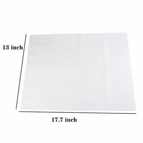 img 3 attached to Hygienic And Durable Tattoo Supplies: AebDerp 3-Ply Disposable Tattoo Tablecloth Napkins (125 Pcs)