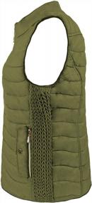 img 3 attached to Water-Resistant Quilted Puffer Vest For Women - Lightweight And Packable Down Alternative Padding By TanBridge