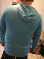 img 1 attached to Men'S Long Sleeve Sun Protection Fishing Hoodie Shirt With UPF 50+ review by Eddie Burgess