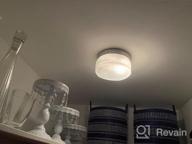 картинка 1 прикреплена к отзыву TALOYA Flush Mount Ceiling Light LED For Hallway,18W 8.9 Inch, Slim Surface Mount Ceiling Light Fixture For Pantry Kitchen Utility Laundry Entryway Corridor (Warm White 3000K) от Dred Swindler
