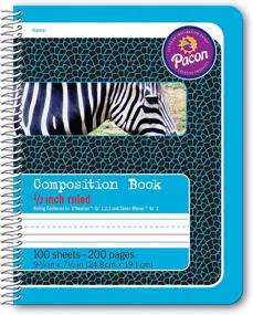 img 1 attached to 1/2-In. Ruled Composition Book - 100 Sheets, Blue (2429) | Pacon Primary Spiral Notebook