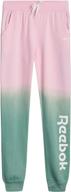 reebok sweatpants active fleece joggers girls' clothing : active логотип