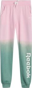 img 4 attached to Reebok Sweatpants Active Fleece Joggers Girls' Clothing : Active