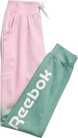 img 3 attached to Reebok Sweatpants Active Fleece Joggers Girls' Clothing : Active