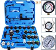 🔧 lucky seven universal radiator pressure tester kit - 28 pcs vacuum type tool set with carrying case логотип