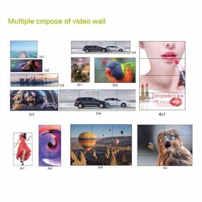 img 1 attached to Create Spectacular Video Walls With XOLORspace TW33 3X3 4K HDMI Controller - 13 Modes For Maximum Flexibility
