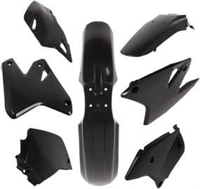 img 3 attached to 🏍️ JFG RACING DRZ400 Plastic Kit - Enhance Your Motorcycle's Appeal with DRZ400 Plastics - Perfect for DRZ400SM, DRZ400S, DRZ400E Supermoto - Black