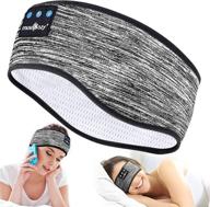 🎧 bluetooth sleep headband with wireless music, ultra-thin hd stereo speakers – perfect for side sleepers, insomnia, workout, jogging, yoga logo
