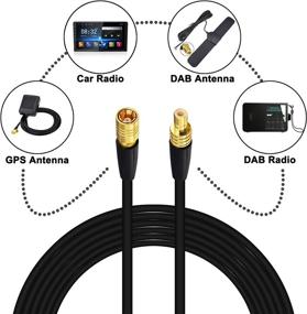 img 1 attached to 🔌 20Ft RG174 SMB Male to SMB Female Connector Cable for Sirius XM Satellite Radio Home Car Radio Stereo Receiver Tuner - YOTENKO Sirius XM Radio Antenna Extension