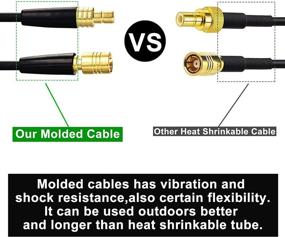 img 3 attached to 🔌 20Ft RG174 SMB Male to SMB Female Connector Cable for Sirius XM Satellite Radio Home Car Radio Stereo Receiver Tuner - YOTENKO Sirius XM Radio Antenna Extension