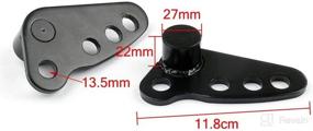 img 4 attached to 🔧 Adjustable Rear Lowering Drop Kit for 2002-2016 Harley Electra Glide Road King Touring Motorcycle Sportster - TOPMOUNT 1-3 inch