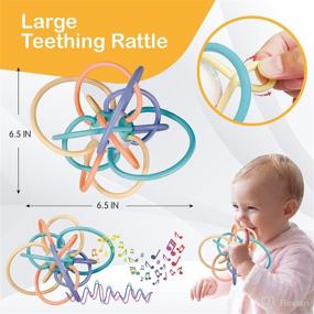 img 2 attached to Teething Toys for Babies 0-12 Months: 7-Piece Set for Baby Teething Relief