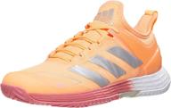 👟 stylish and lightweight adidas adizero ubersonic orange metallic women's athletic shoes - ignite your performance! logo