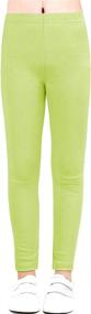 img 4 attached to Auranso Toddler Leggings Length Cotton Girls' Clothing : Leggings