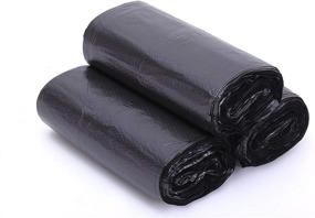 img 4 attached to 🗑️ 120-Count Small Black Garbage Bags, 1.2-1.5 Gallon Size, Ideal for Wastebaskets