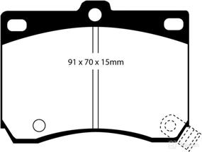 img 1 attached to EBC Brakes DP2824 Greenstuff Sport