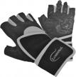 get a grip: lumintrail half finger gloves with anti-slip gel and wrist wrap for sports, exercise, and weight lifting. logo