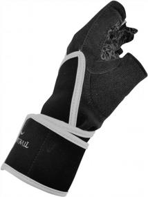 img 1 attached to Get A Grip: Lumintrail Half Finger Gloves With Anti-Slip Gel And Wrist Wrap For Sports, Exercise, And Weight Lifting.